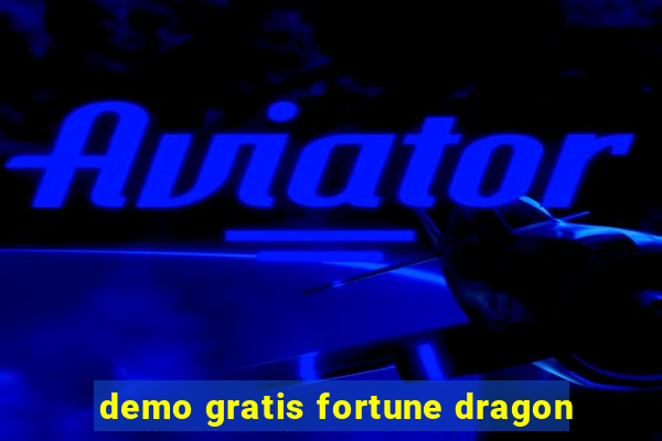 demo gratis fortune dragon